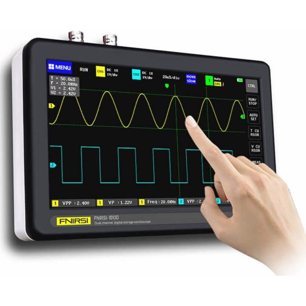 FNIRSI-1013D Digital Tablet Dual Channel Oscilloscope