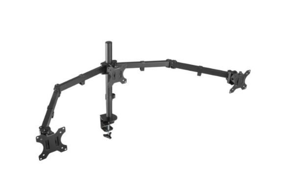 Brateck Triple Monitor Arm Fits Most 13"-27"