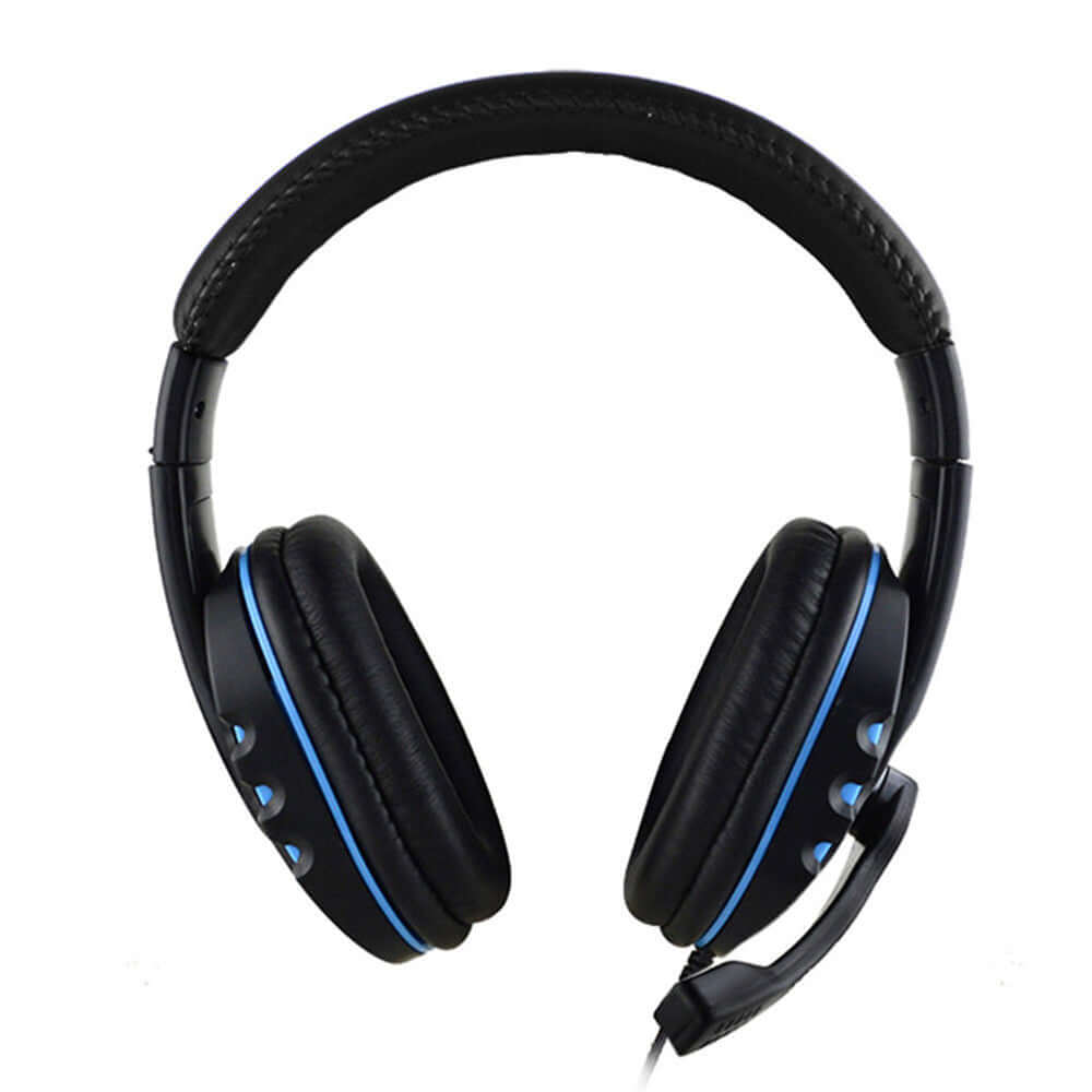 3.5mm Stereo PS4 PC Gaming Headset Blue