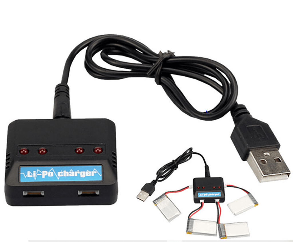 4.2V 500mAh 4 in 1 Overcharge Protection USB Balance Charger