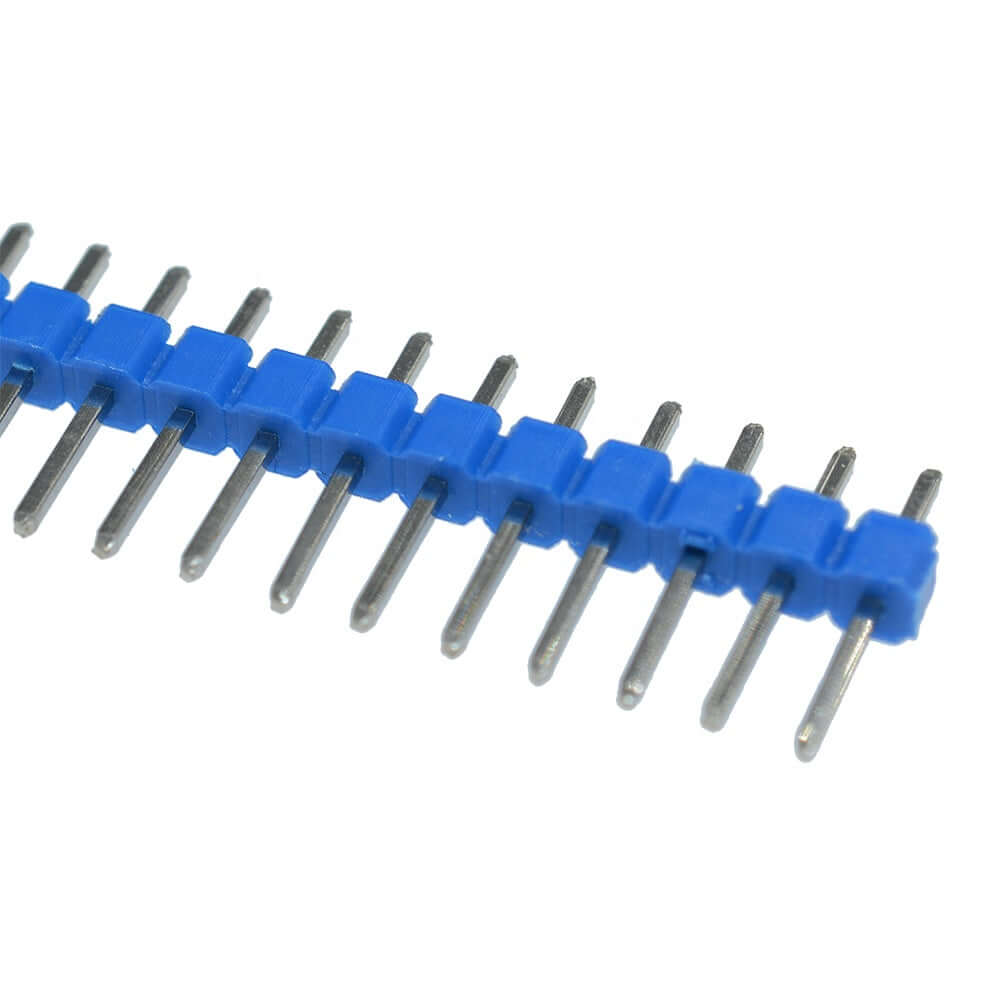 40Pin 2.54mm Blue Single Row Straight Male Pin Header