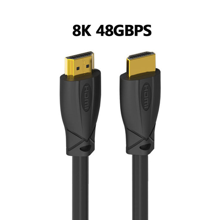 8K Gold Plated HDMI Cable 1.5M With Both End Connectors In Frame