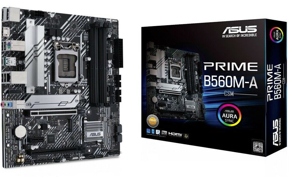 ASUS PRIME B560M-A/CSM Intel LGA1200 mATX Motherboard