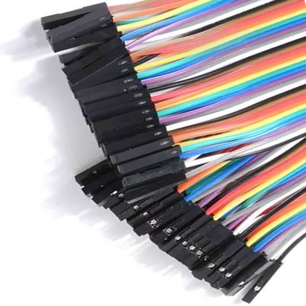 10cm 40Pin Jumper Wire Female to Female Dupont Cable Close Up