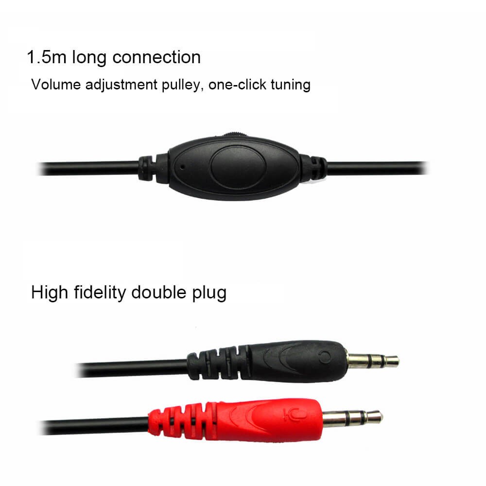 3.5mm Aux Stereo PC/ PS4 Gaming Headset Connectors