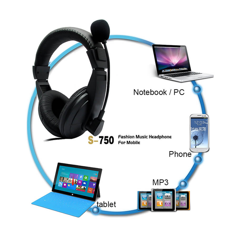 3.5mm Aux Stereo PC/ PS4 Gaming Headset Promotional Image