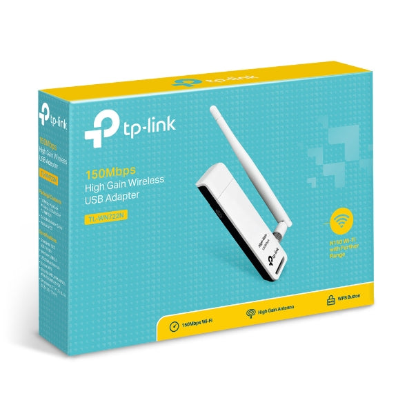 TP-Link TL-WN722N Wireless 150Mbps High Gain USB Adapter