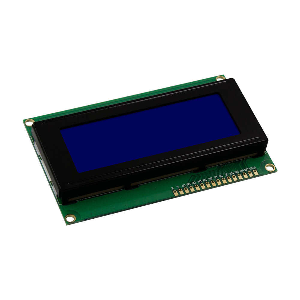 20x4 Blue Backlight LCD Display Side View