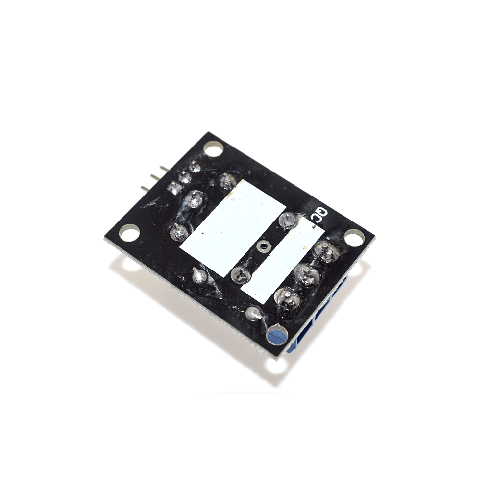 12v 1 Channel Relay Module Bottom View