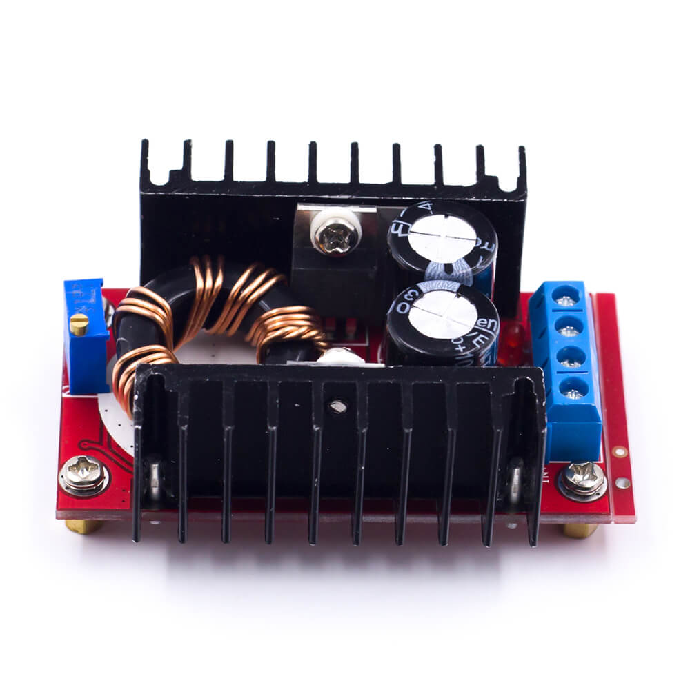 150W 10-32V To 12-35V 10A DC-DC Step Up Power Supply Module Side View