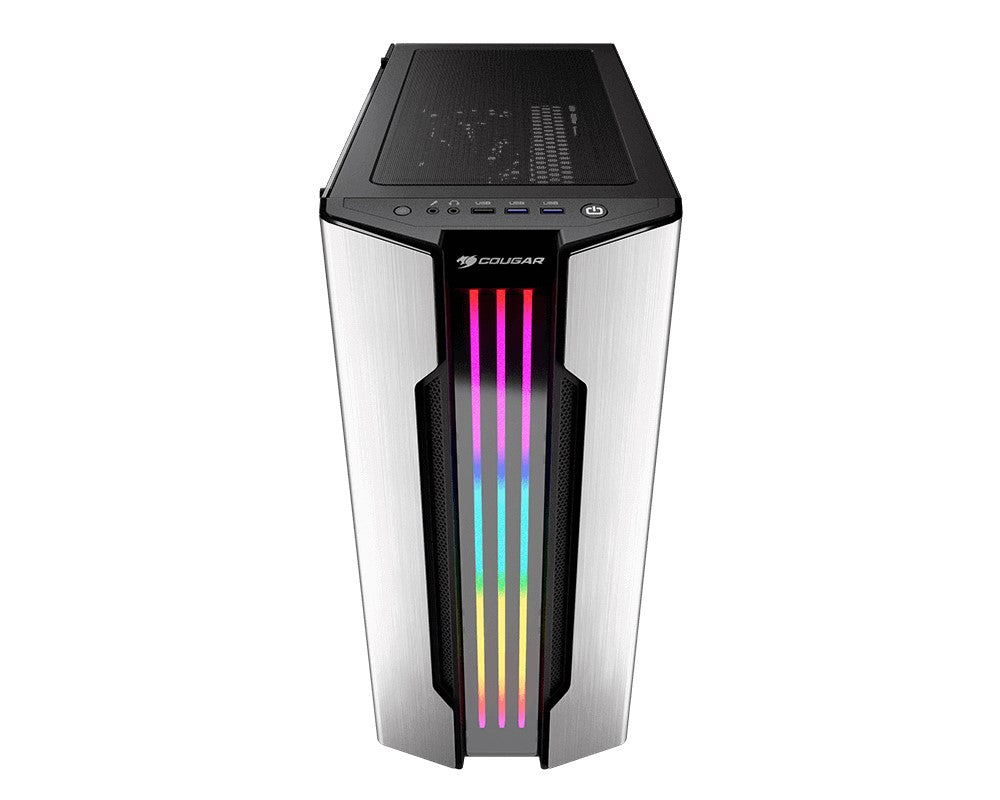 Cougar Gemini-S Silver RGB Tempered Glass Gaming Case