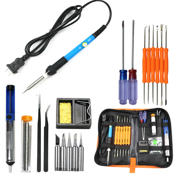 60W 220V Electric Soldering Iron Kit Contents