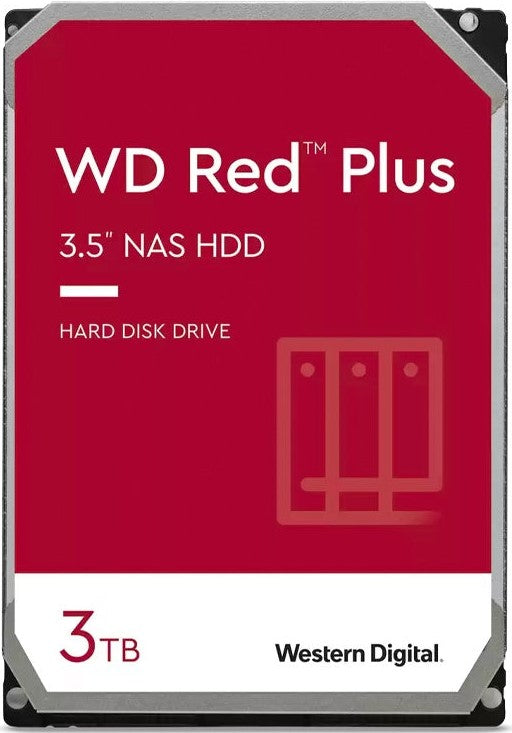 WD Red Plus 3TB 3.5" SATA HDD