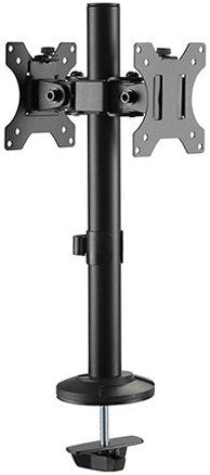 Brateck Single Pole Dual Monitor Mount Fits Most 17-32