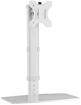 Brateck White Single Monitor Free Standing Mount Fits 17-27