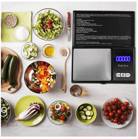 100g / 0.01g LCD Digital Pocket Scale With Fruits