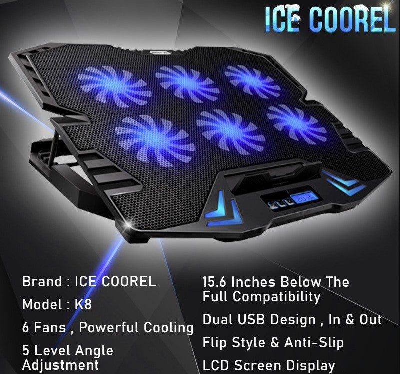 Ice Coorel K8 Laptop Cooling Pad