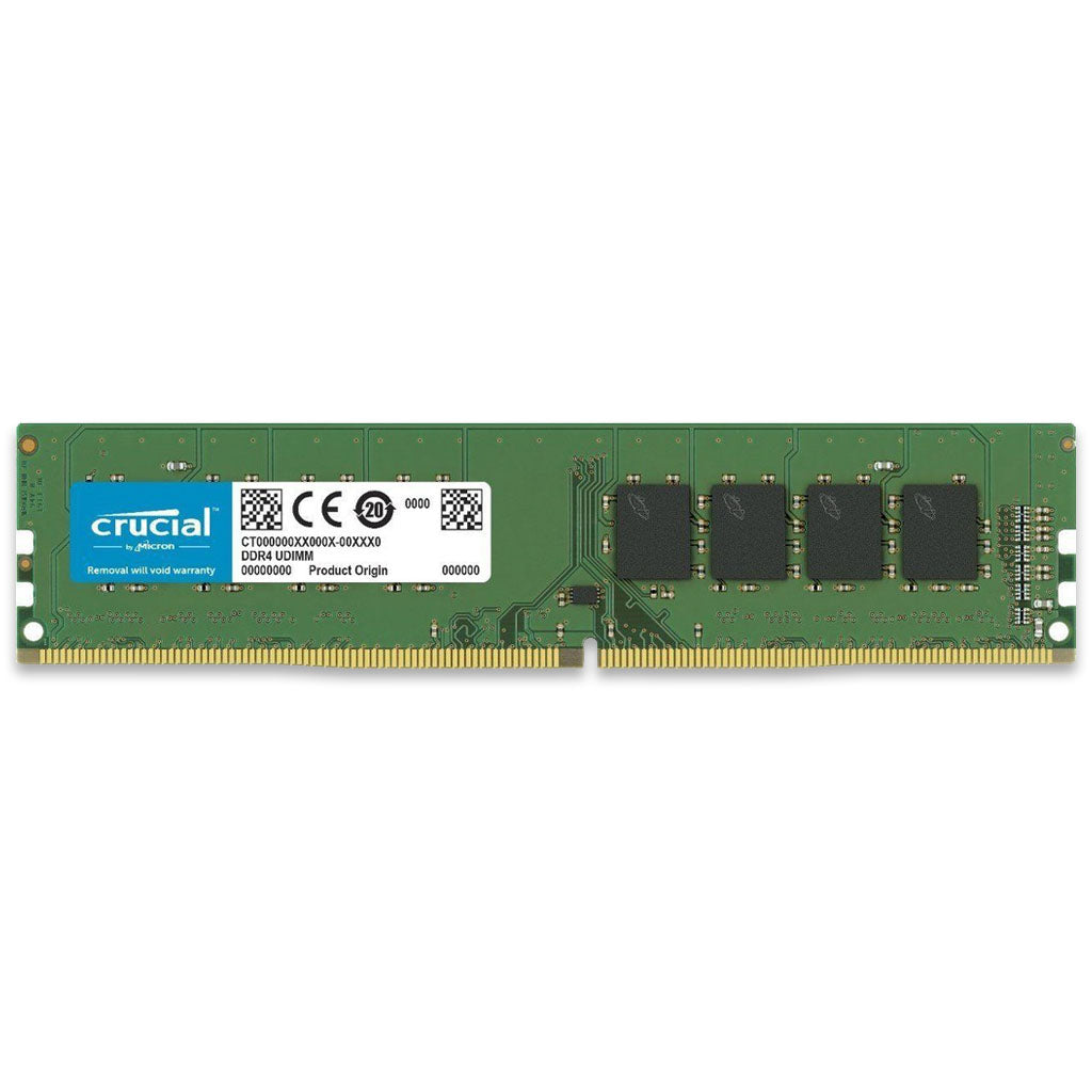 Crucial 4GB 1Rx8 PC4-19200 DDR4 2400Mhz 288PIN DIMM RAM Desktop Memory