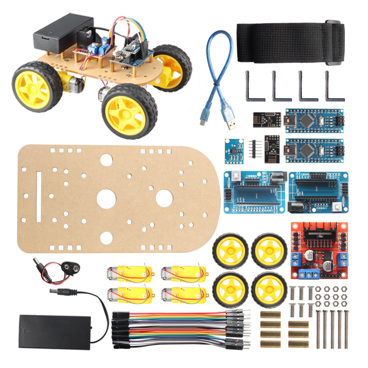 DIY 4WD Smart Car Gesture Control Kit