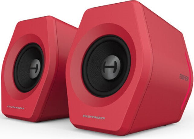 Edifier G2000 Gaming 2.0 Speakers Red front view