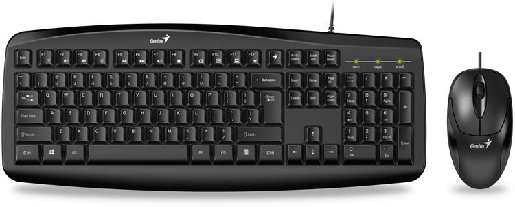 Genius KM-200 Spill Resistant Smart Keyboard & Mouse