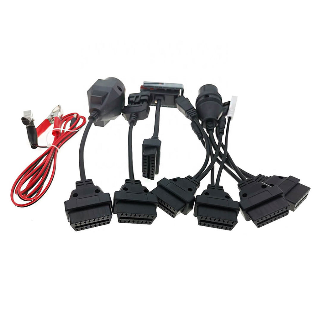 8 Cable OBD2 Adapter Set Kit Overview
