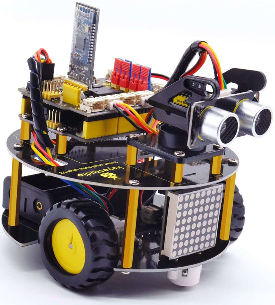 Keyestudio Bluetooth Line Tracking Smart Robot Car Kit