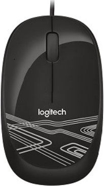 Logitech M105 Corded Optical Black Mouse