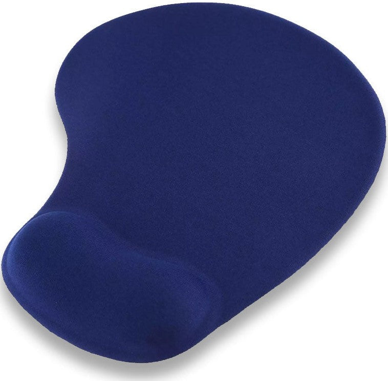 Mouse Pad with Wrist Rest Dark Blue
