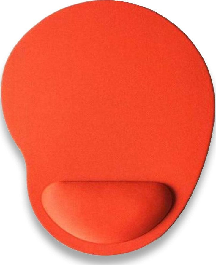 Mouse Pad with Wrist Rest Orange