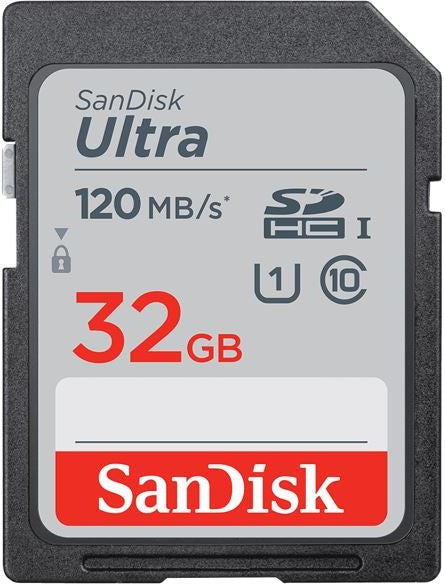 SanDisk Ultra 32GB SDHC SDXC UHS-I Memory Card