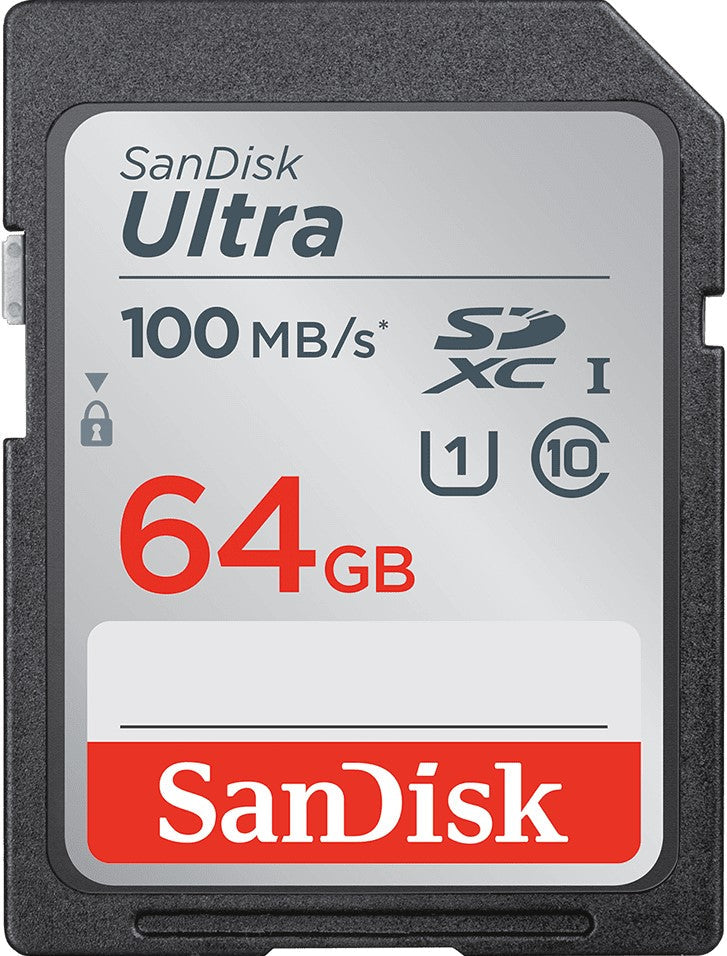 SanDisk Ultra 64GB SDHC SDXC UHS-I Memory Card