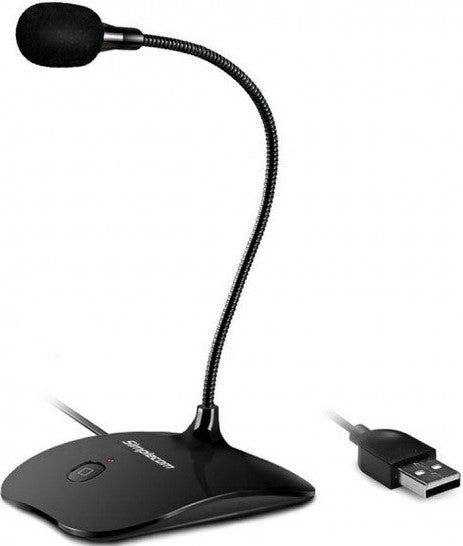 Simplecom UM350 Plug and Play USB Desktop Microphone