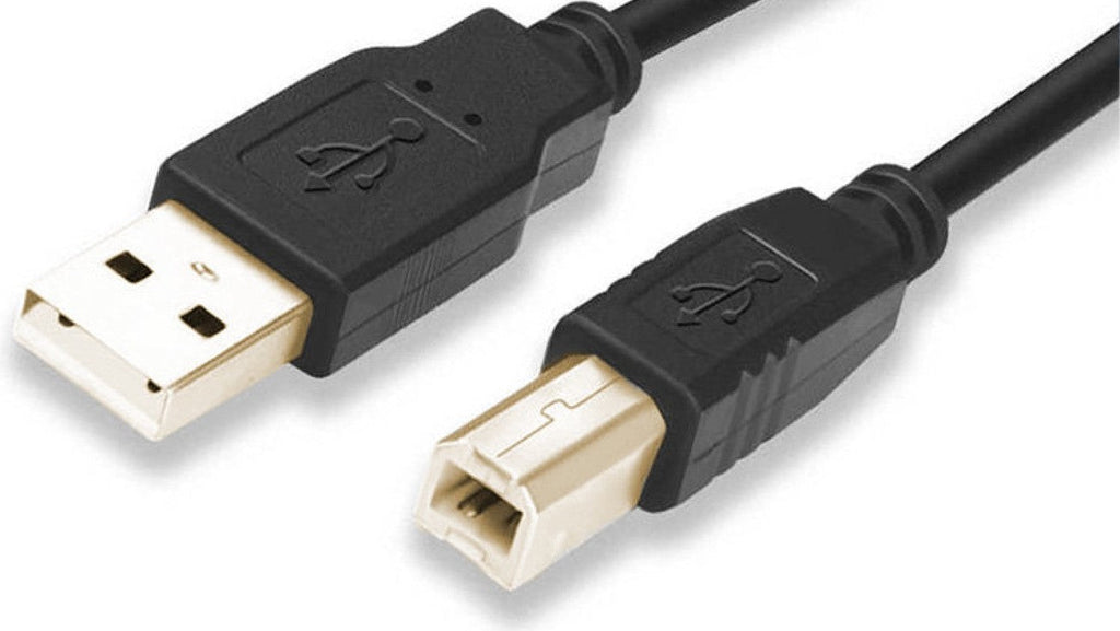 USB 2.0 Type B Male 1.5m Black Cable