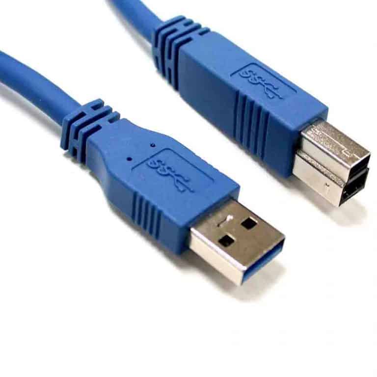 USB 3.0 Type B Male 1.5m Blue Cable