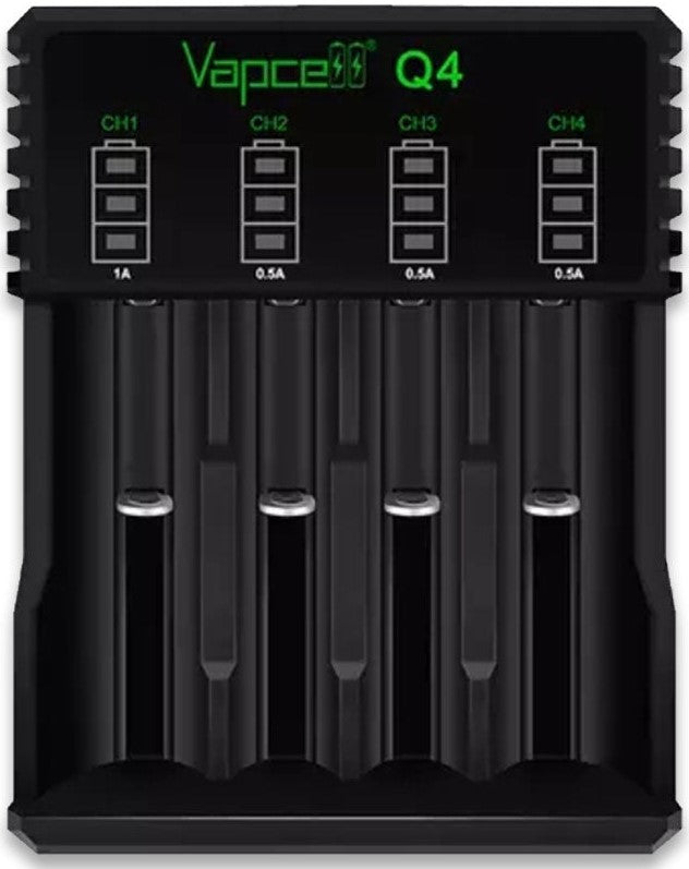 Vapcell Q4 4 Slot 2A Li-ion Battery Charger