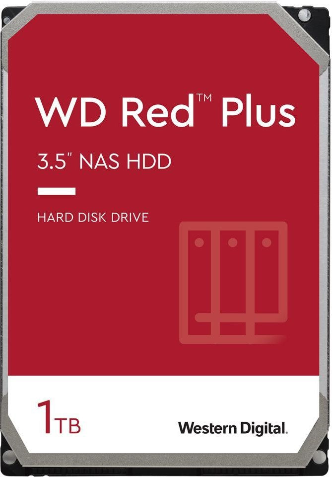 WD Red Plus 1TB 3.5 SATA HDD